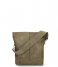Shabbies  Shoulderbag Grain Leather Matching Suede Olive (7002)